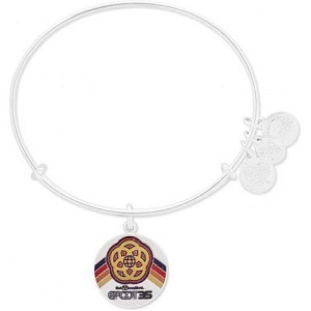 NWT *Discontinued* Disney Parks Alex and Ani Epcot 35th Anniversary Bracelet